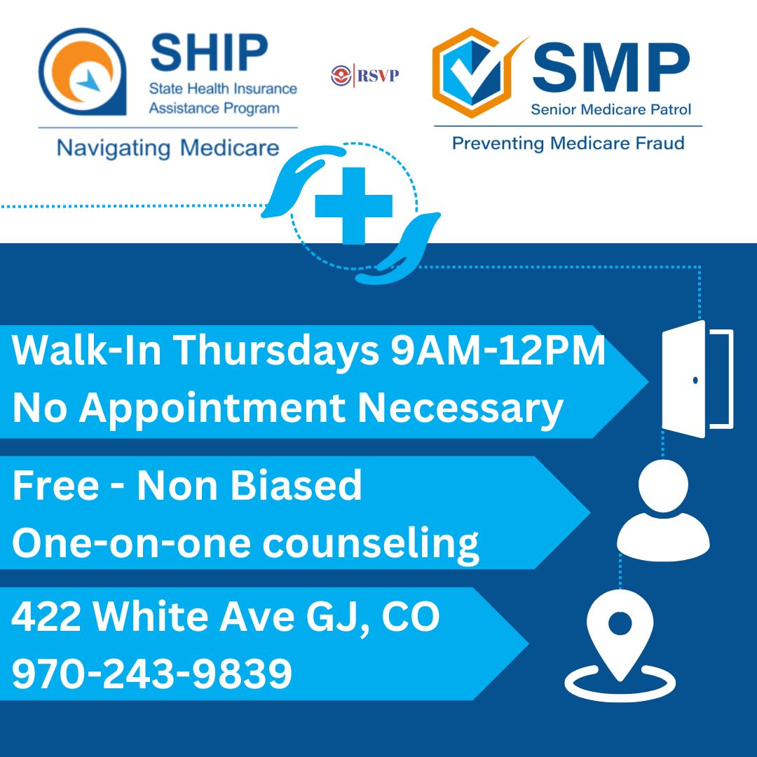 SHIP Walk-In Day's Every Thursday!